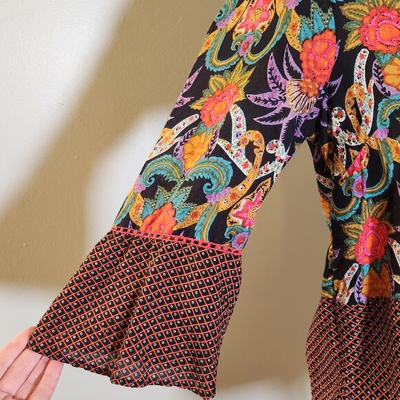 MAEVE Anthropologie Carter Floral Top, Size 6 - Picture 7 of 13